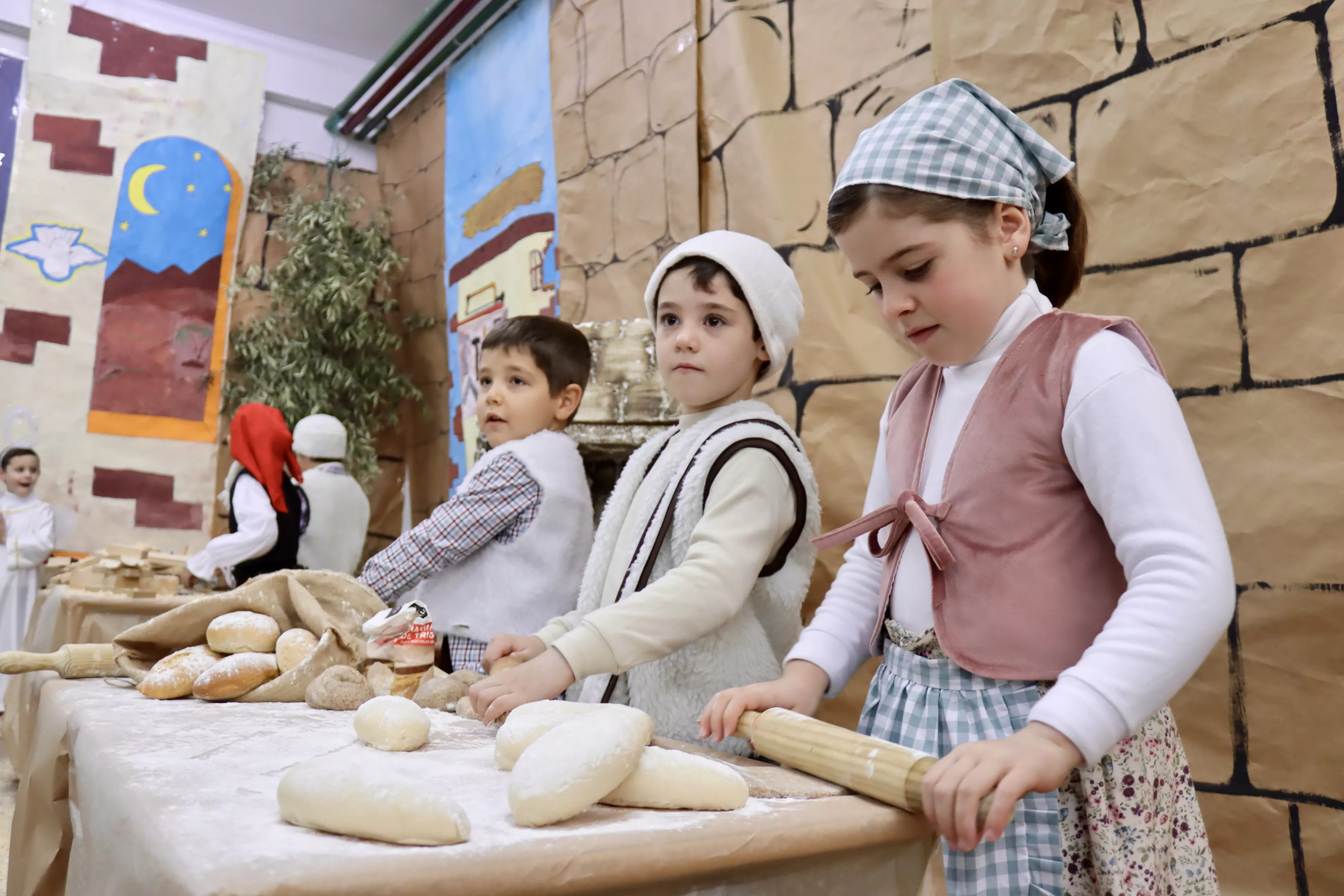Belén Viviente en el colegio Antonio Machado