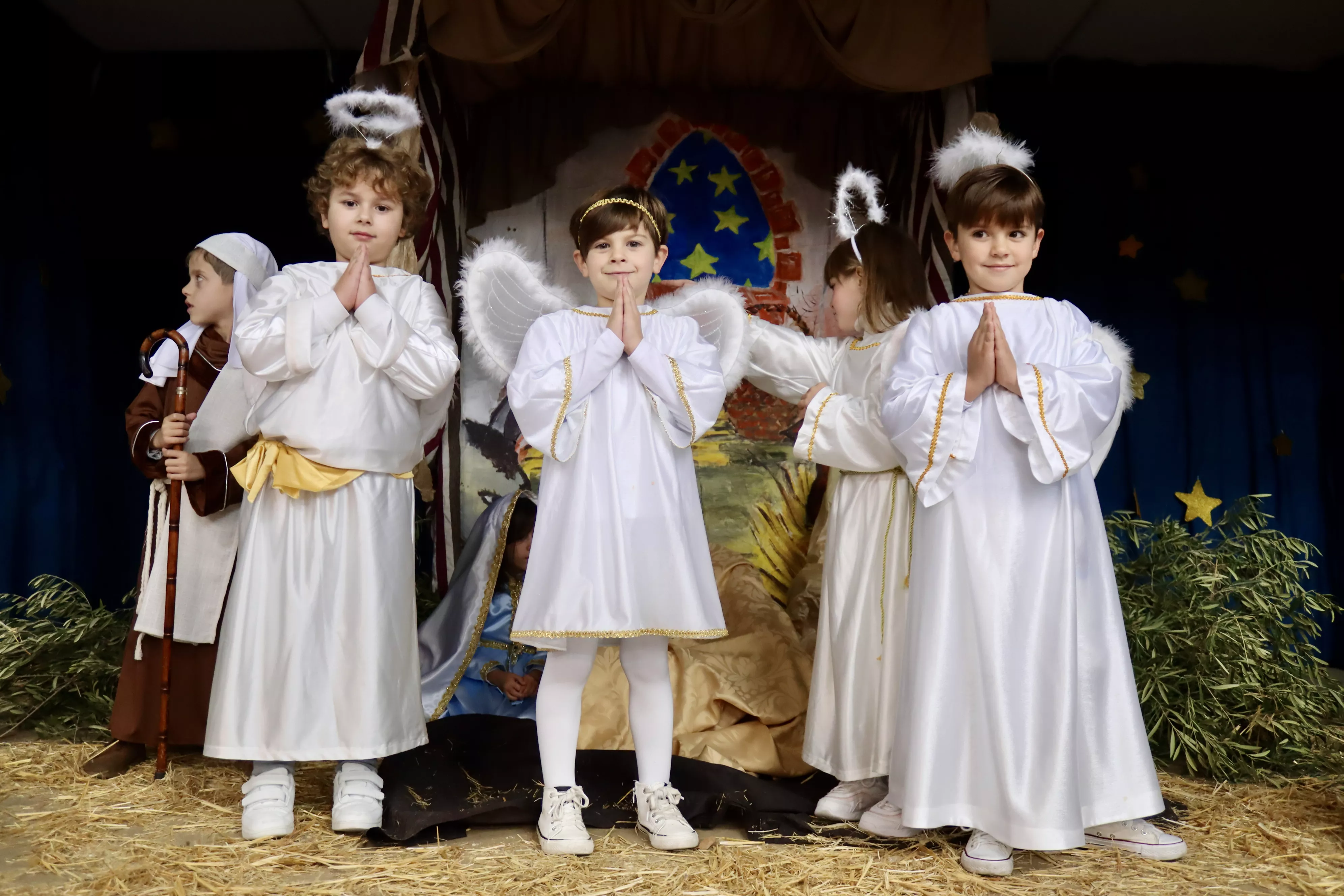 Belén Viviente en el colegio Antonio Machado