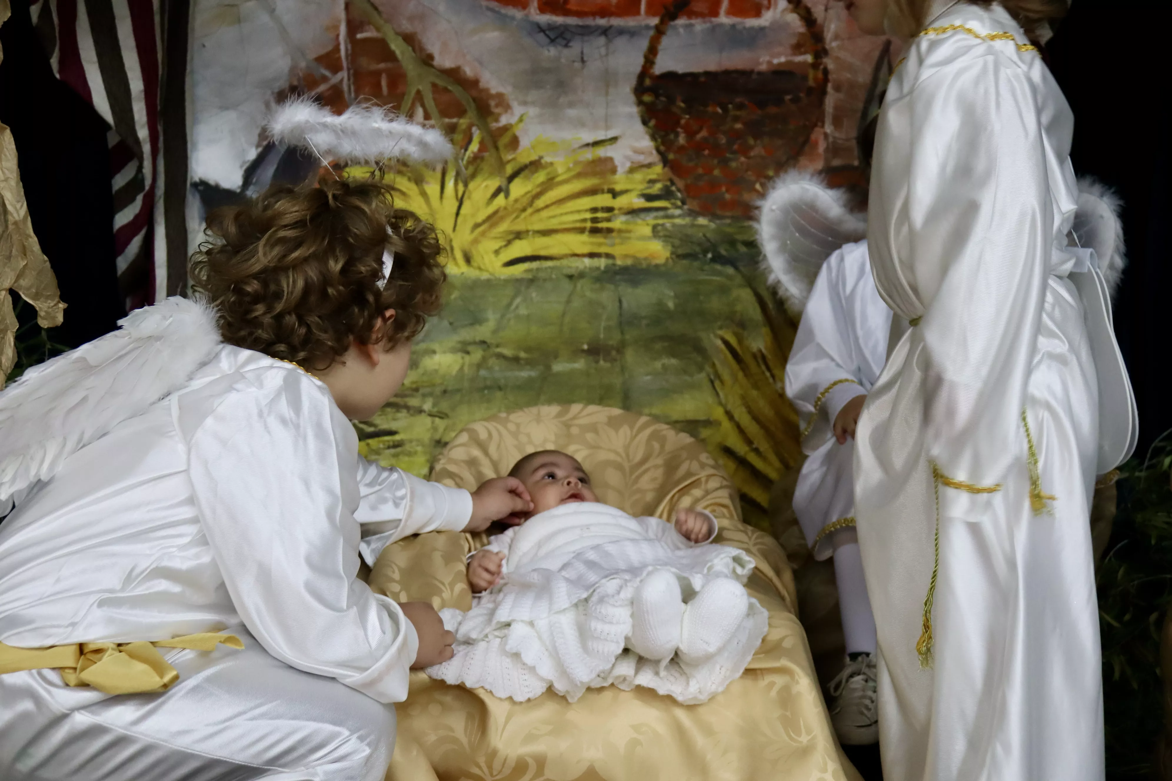 Belén Viviente en el colegio Antonio Machado