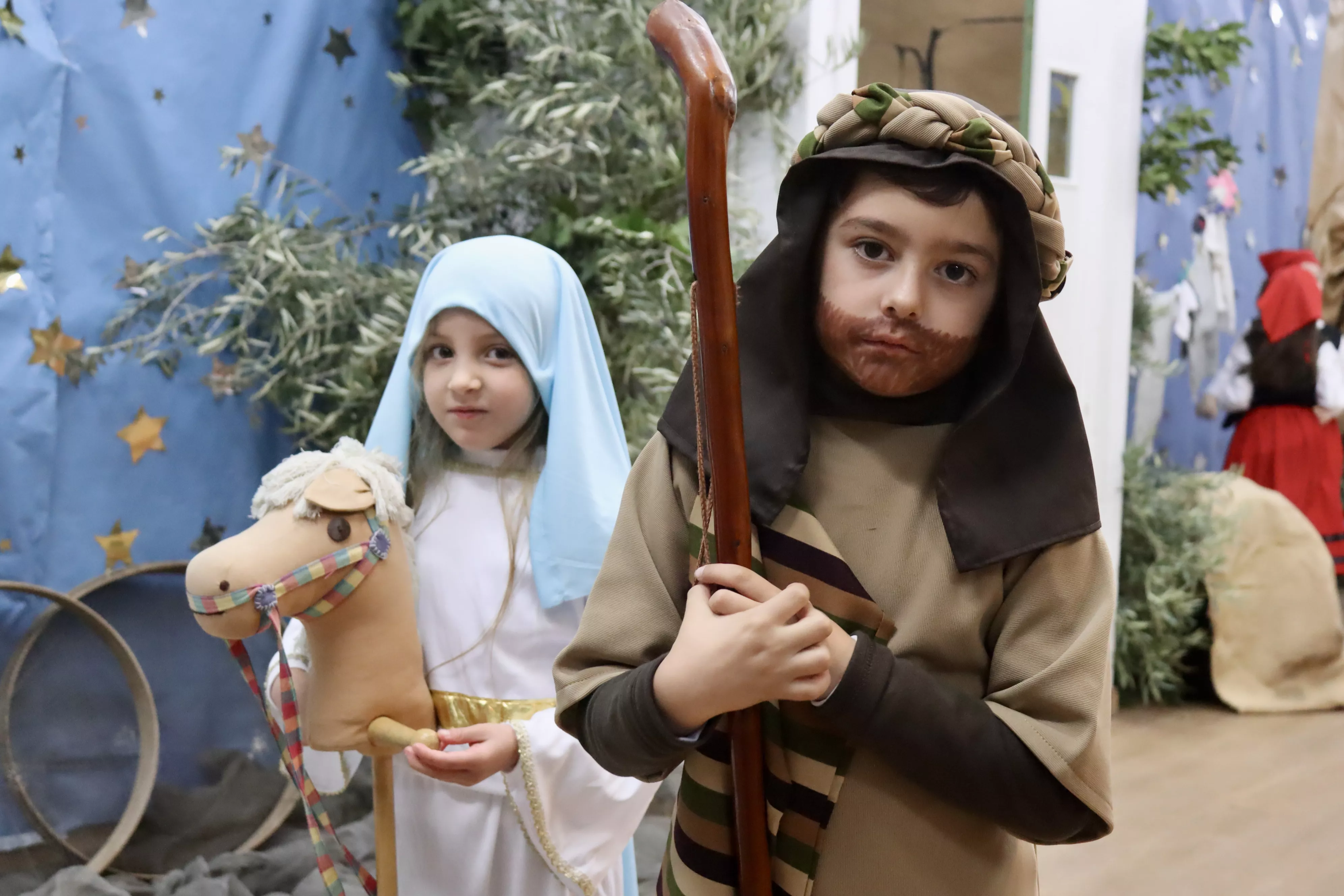 Belén Viviente en el colegio Antonio Machado