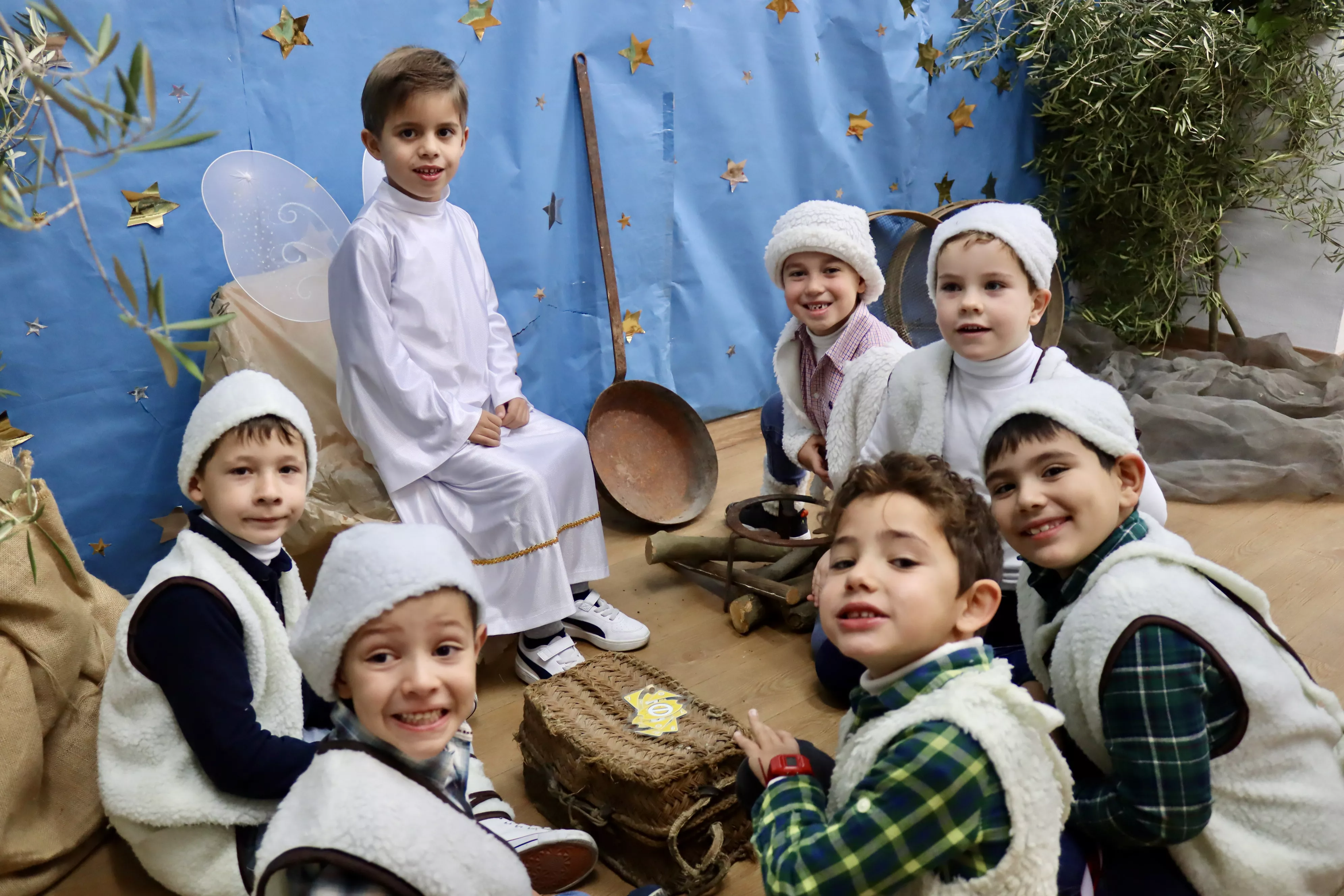 Belén Viviente en el colegio Antonio Machado