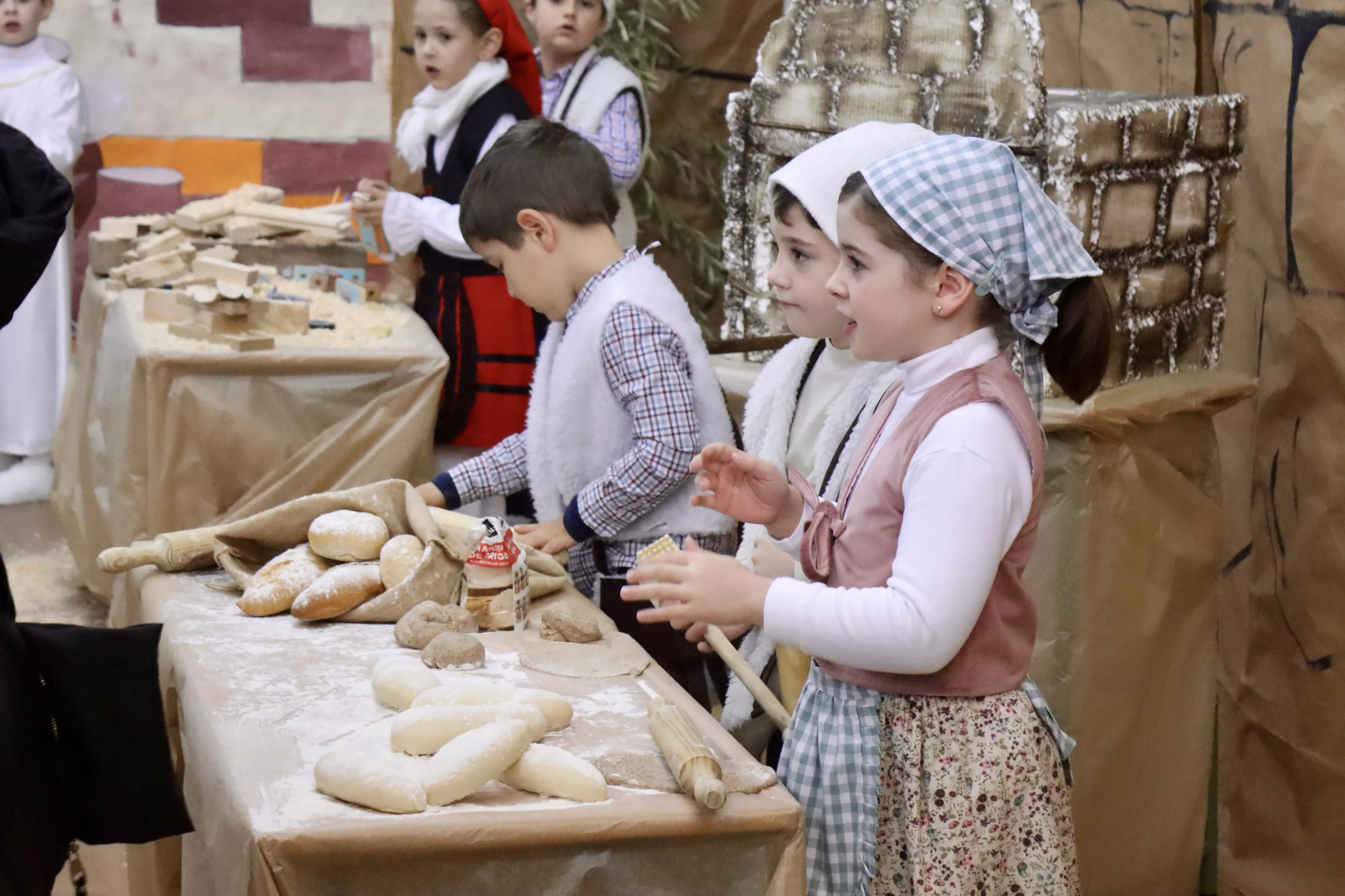 Belén Viviente en el colegio Antonio Machado