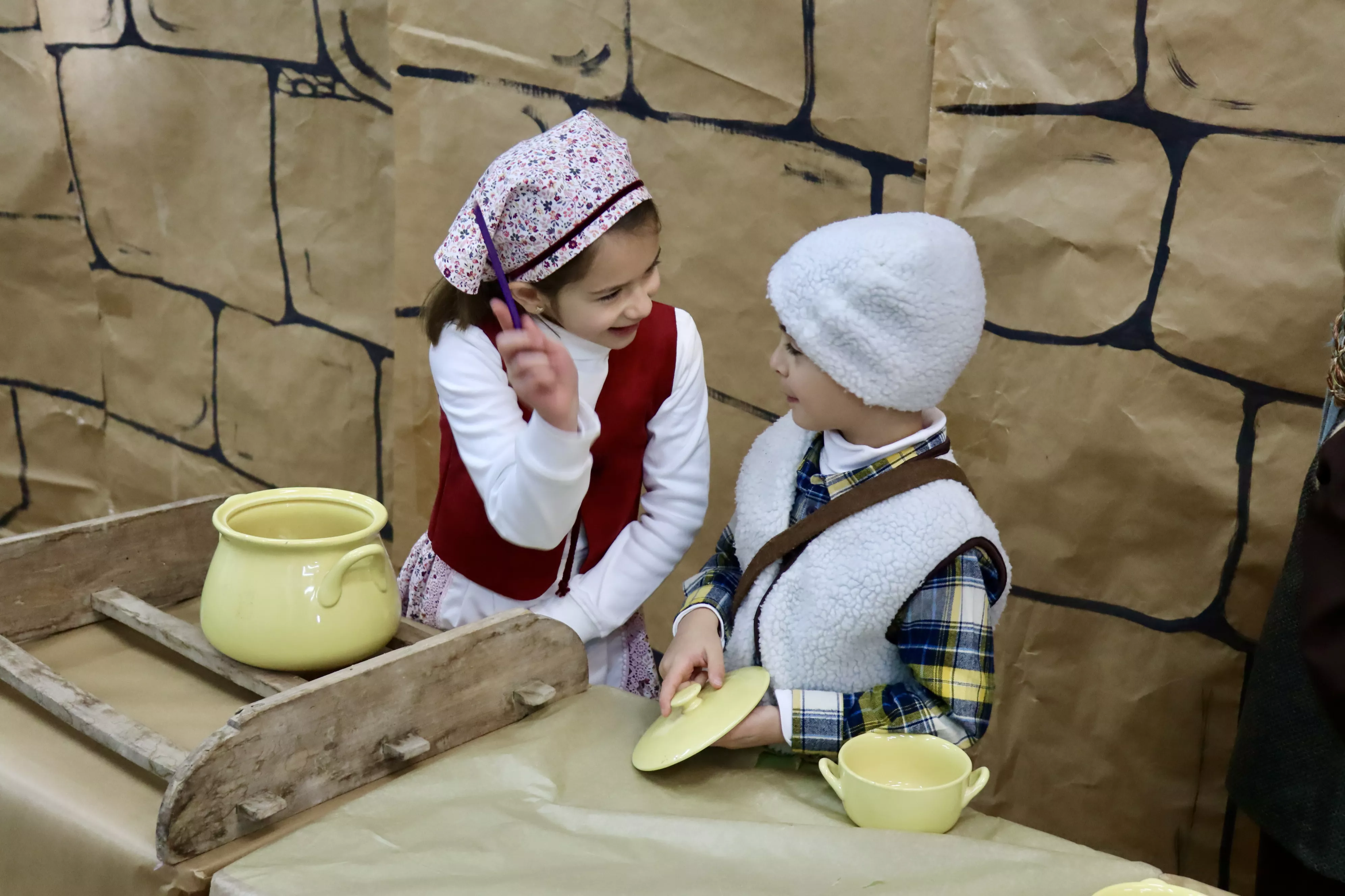 Belén Viviente en el colegio Antonio Machado