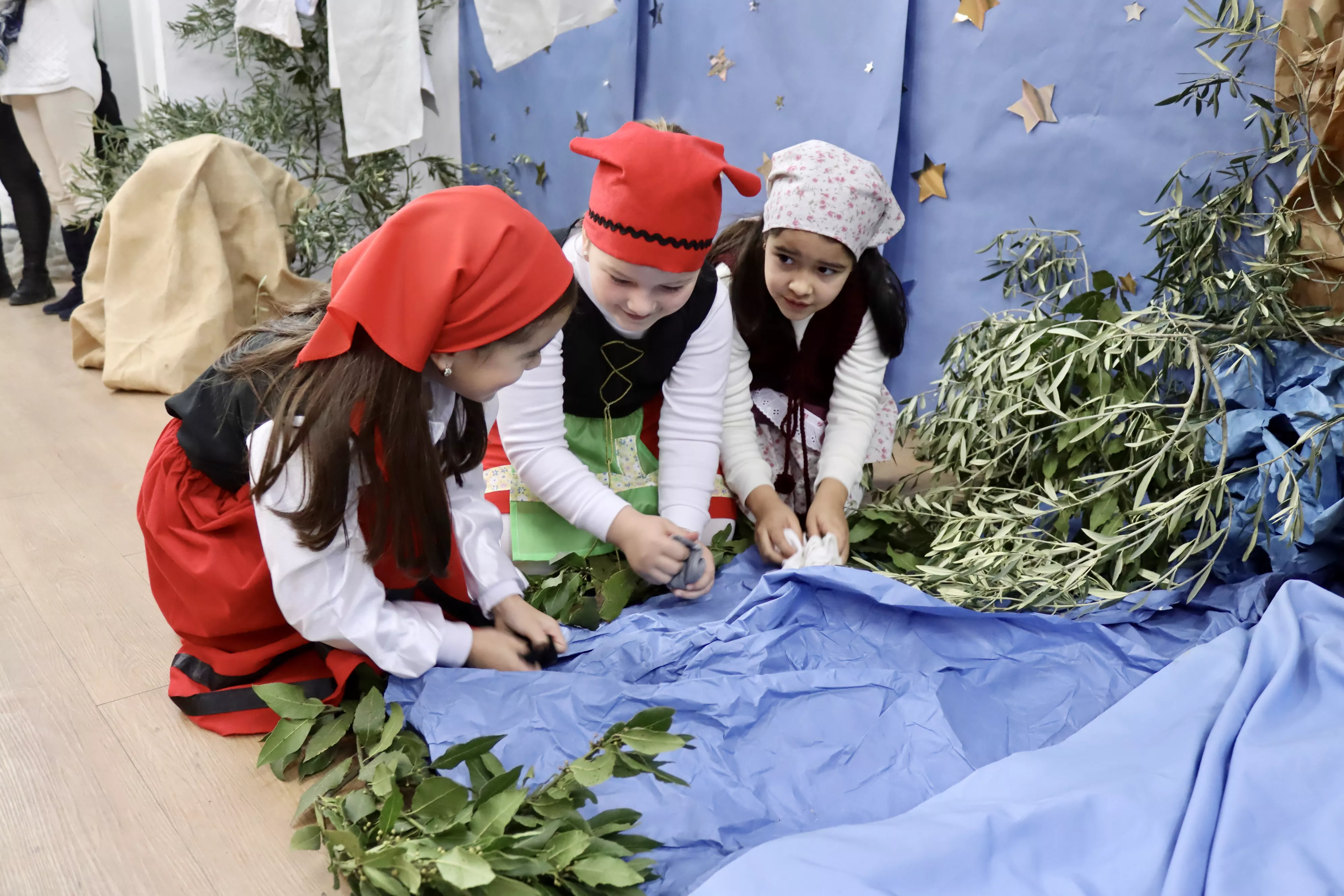 Belén Viviente en el colegio Antonio Machado