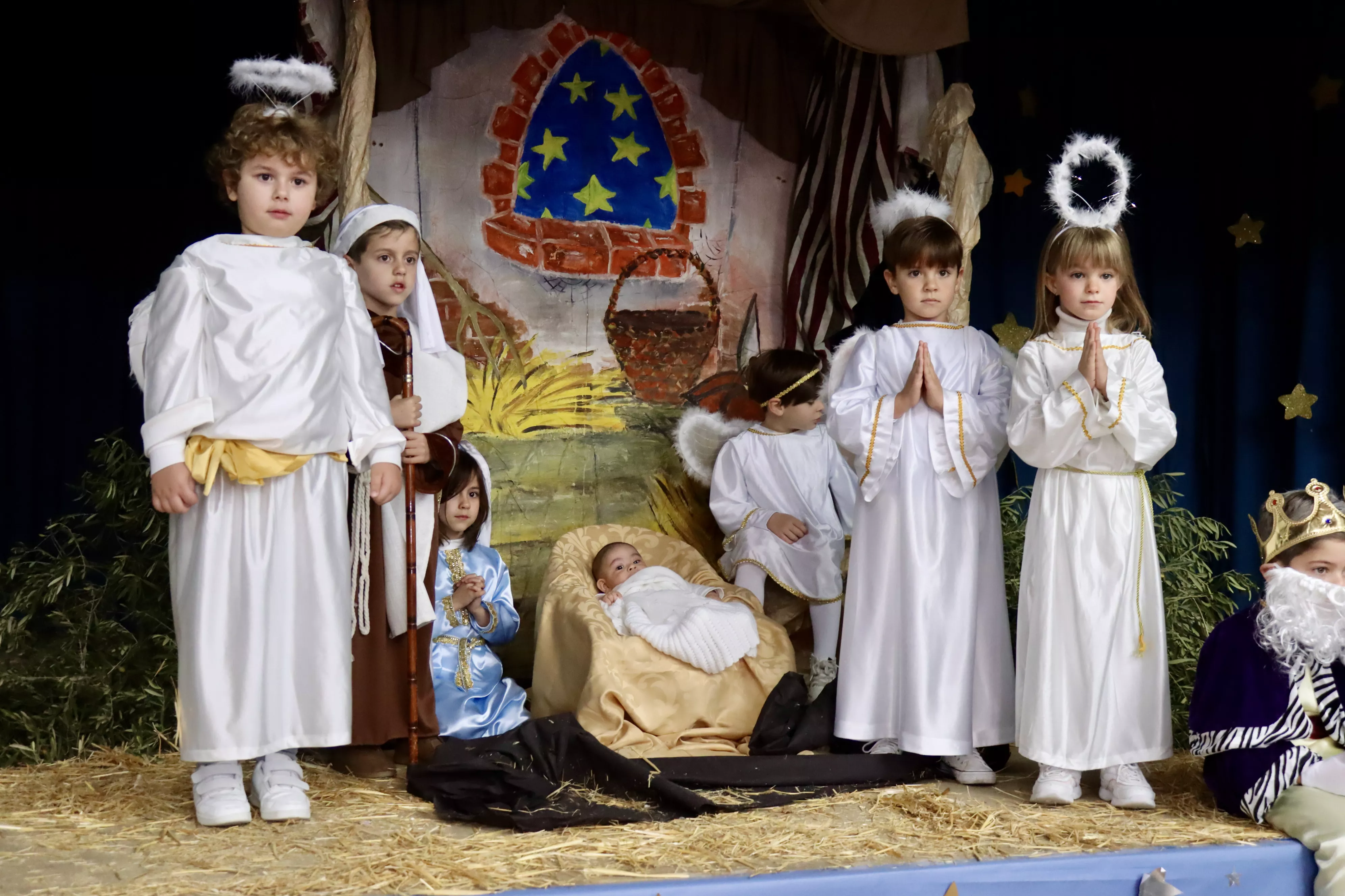 Belén Viviente en el colegio Antonio Machado