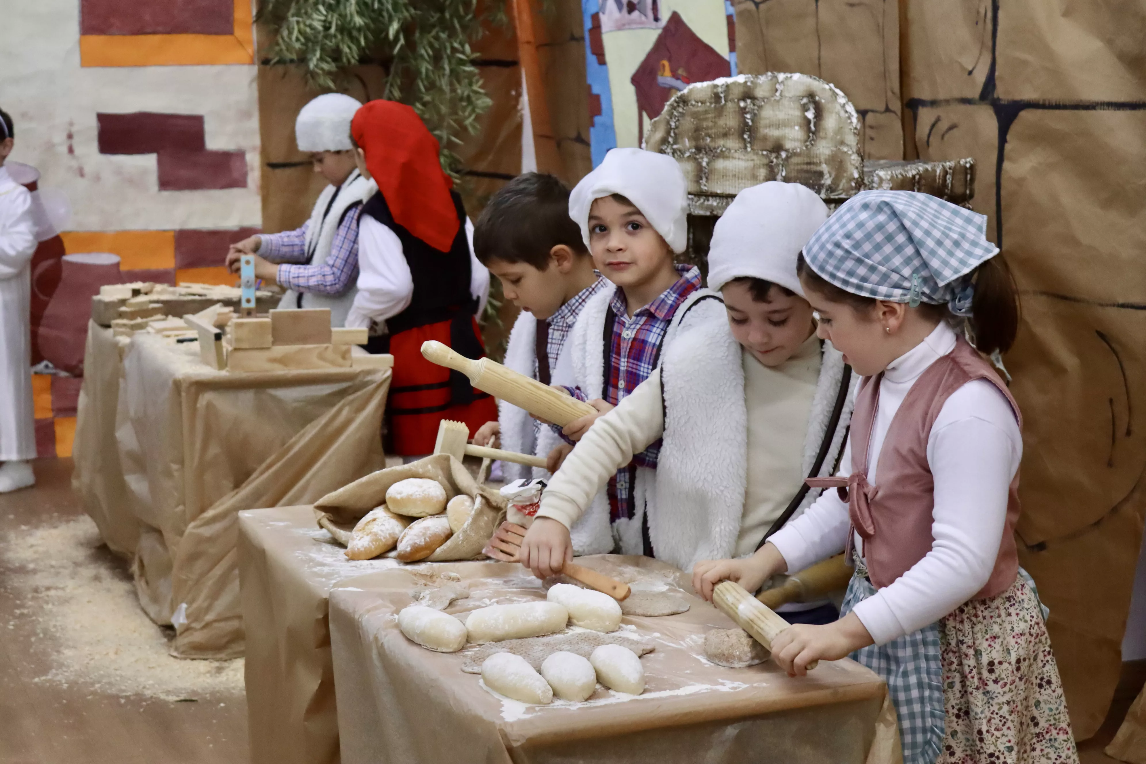 Belén Viviente en el colegio Antonio Machado