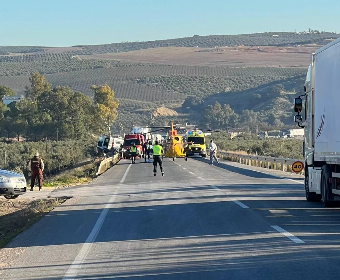 Una imagen del lugar del accidente.