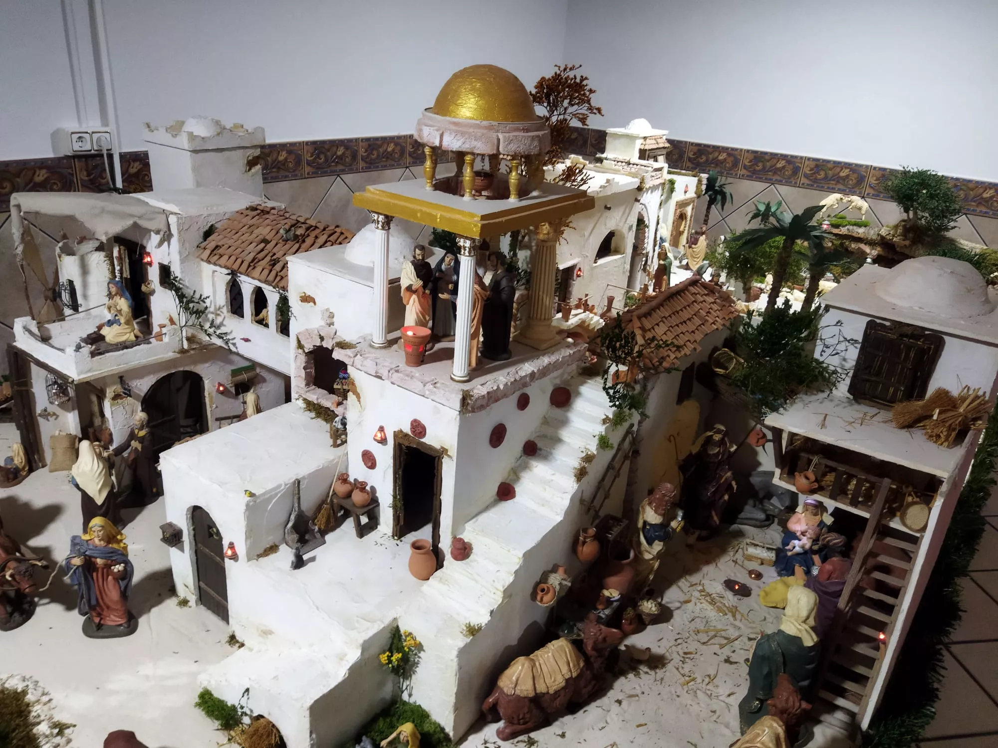 Uno de los ganadores del Concurso de Belenes Populares de Lucena