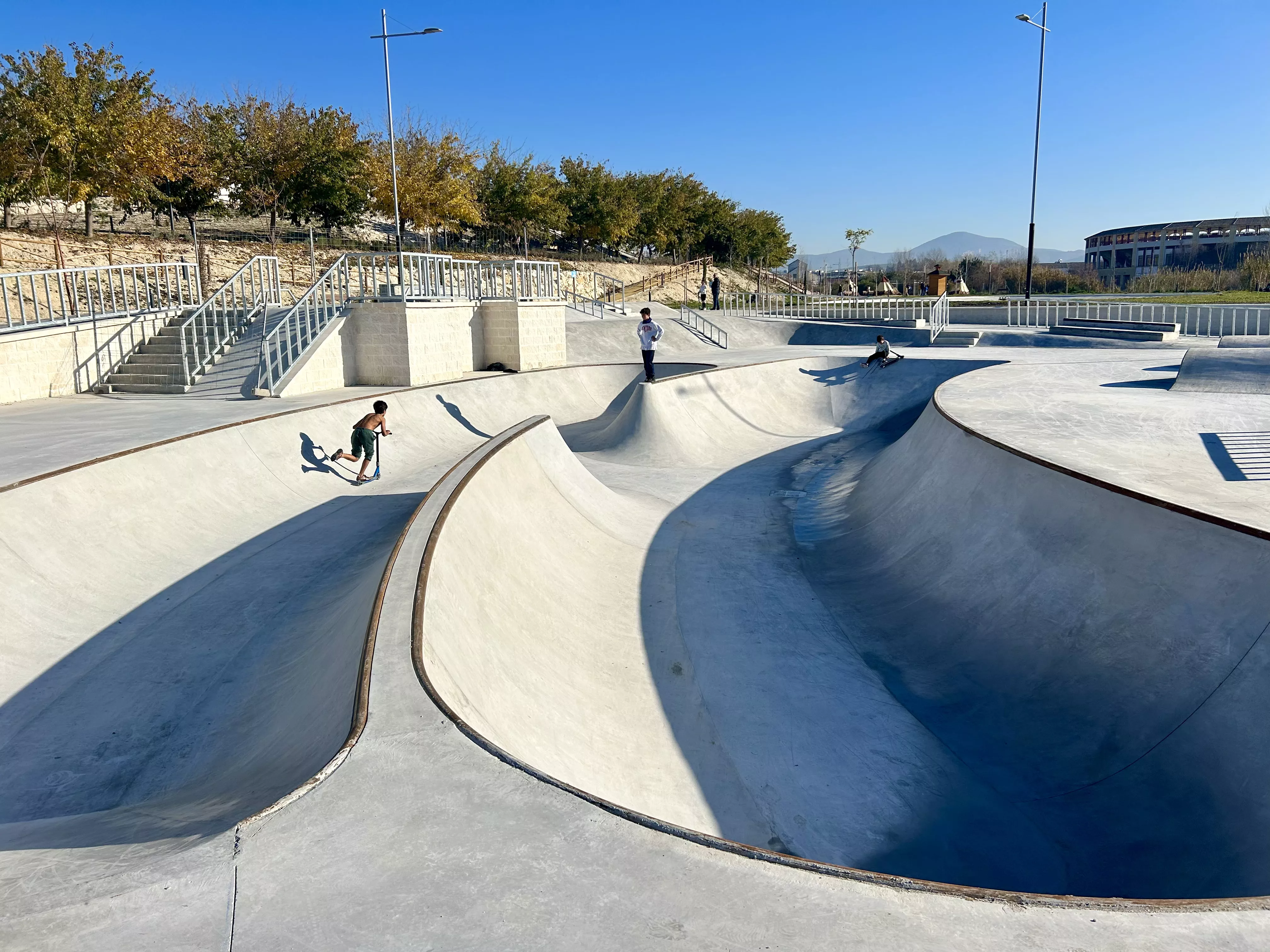 Parque Europa. Zona de skate Parque Europa. Zona de skate