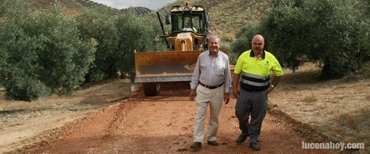  La Junta destina 121.000 euros al arreglo de caminos rurales en Lucena 