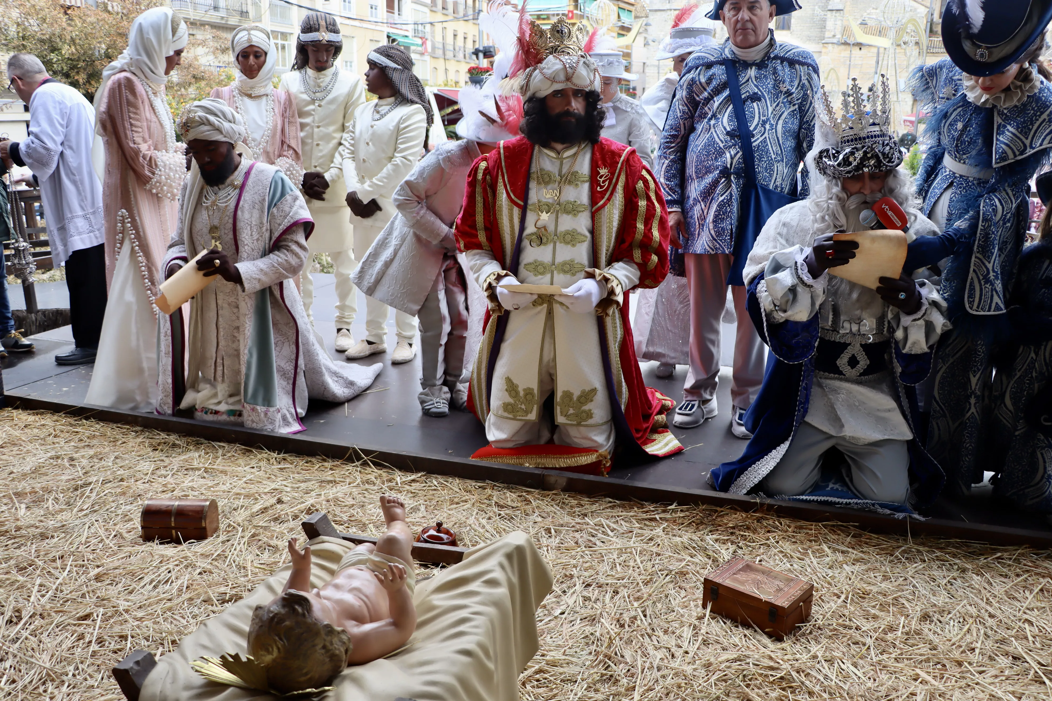 Adoración de los Reyes Magos al Niño Jesús