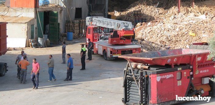  Instalaciones donde se produjo el accidente, que el pasado año sufrieron dos incendios. Archivo LucenaHoy 