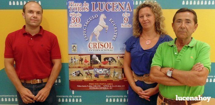  El espectáculo ecuestre "Crisol Internacional" se mostrará en Lucena el sábado 30 de agosto 
