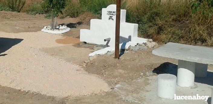  El ayuntamiento realiza obras en distintos caminos rurales y fuentes públicas del término municipal 