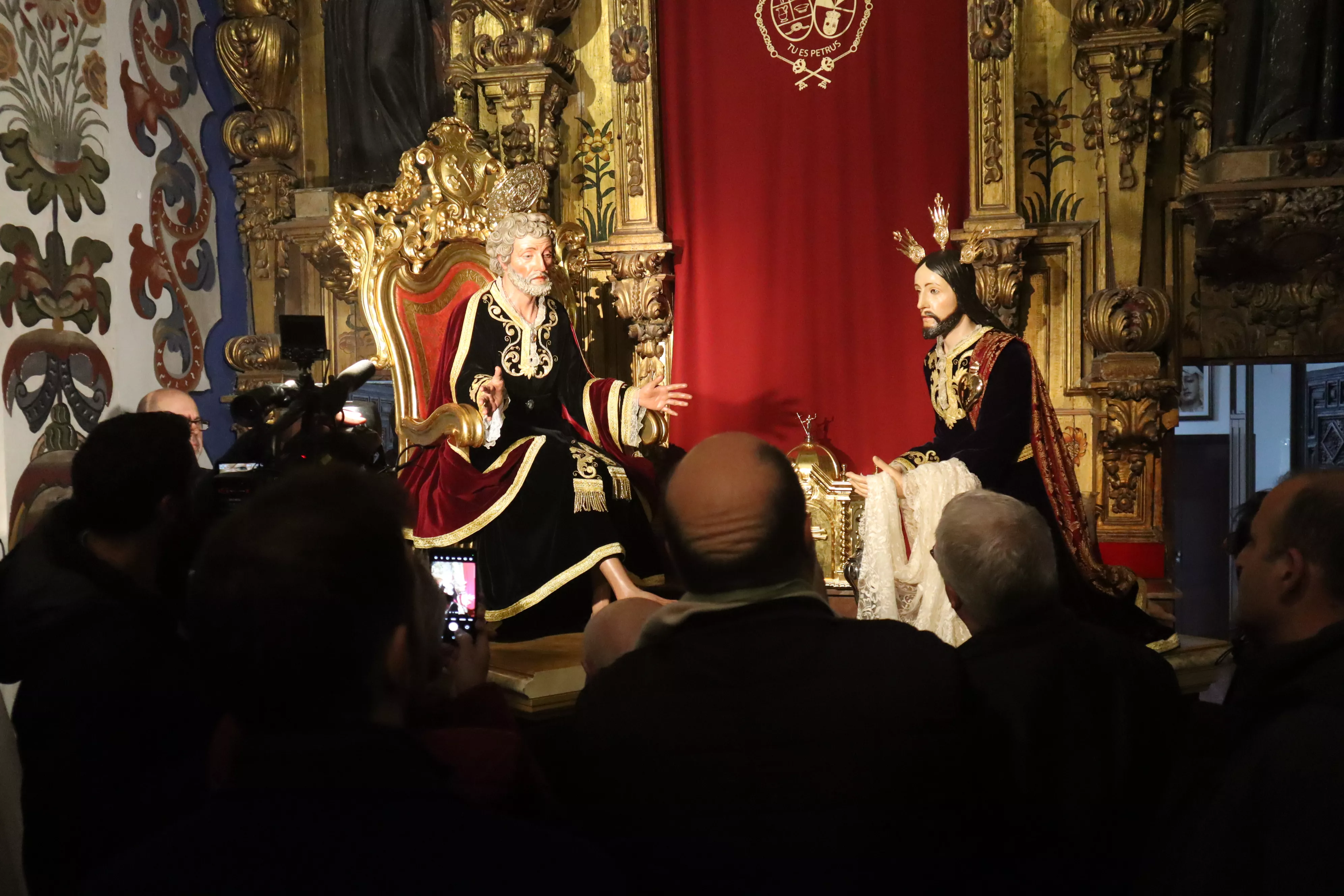 Presentación de la restauración y reposición al culto de Ntro. Padre Jesús en el Sagrado Lavatorio y San Pedro. 