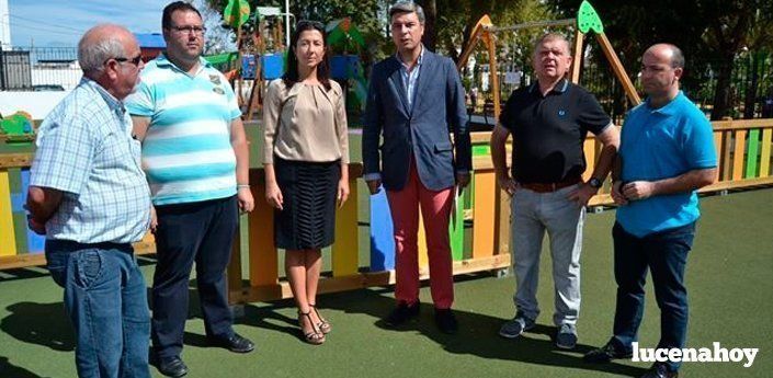  La Diputación entrega un parque infantil y un circuito cardiosaludable en Benamejí 