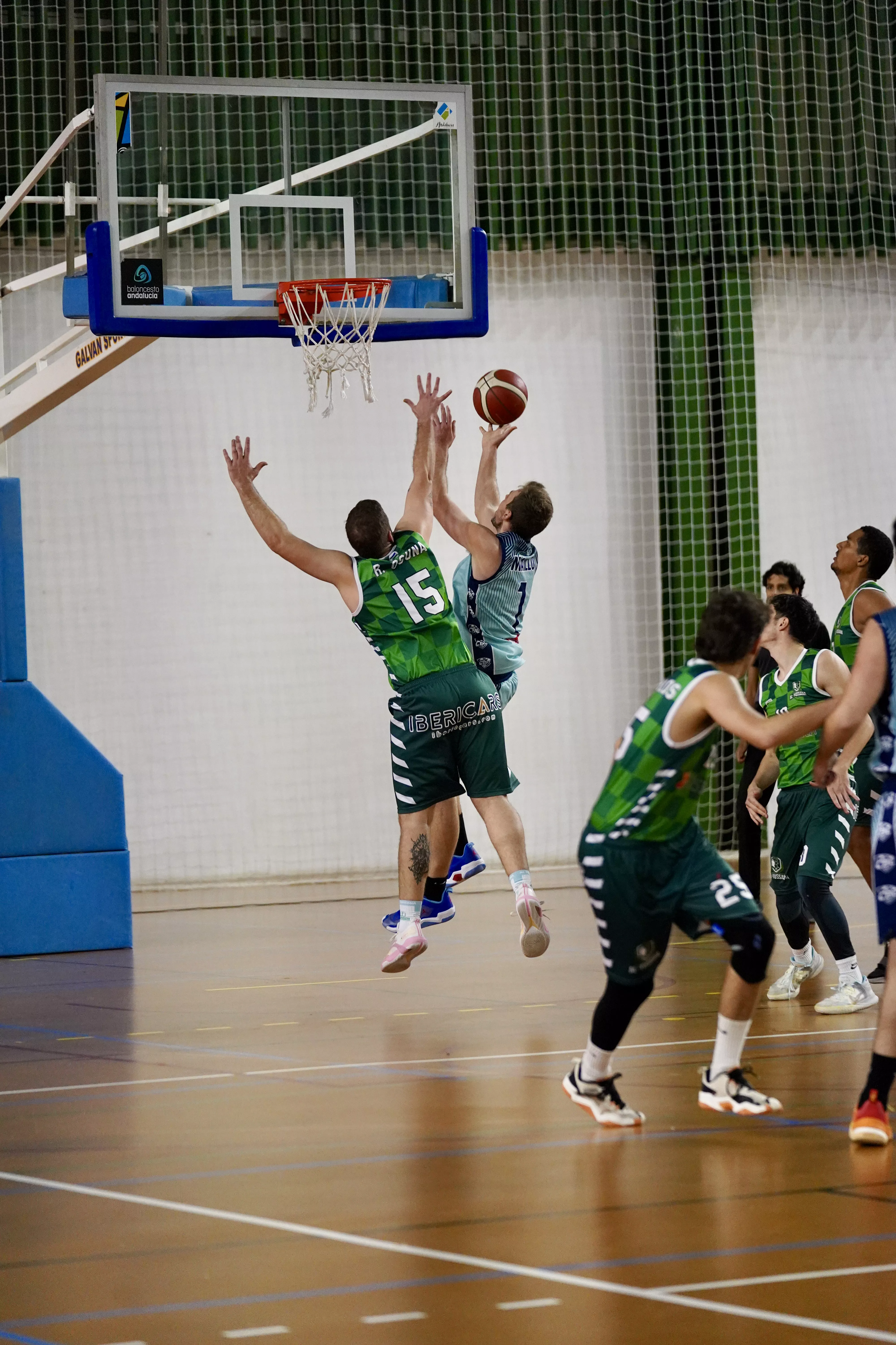 Partido Al-Yussana-CBL Baloncesto Lucena. Foto: Antonio Dávila