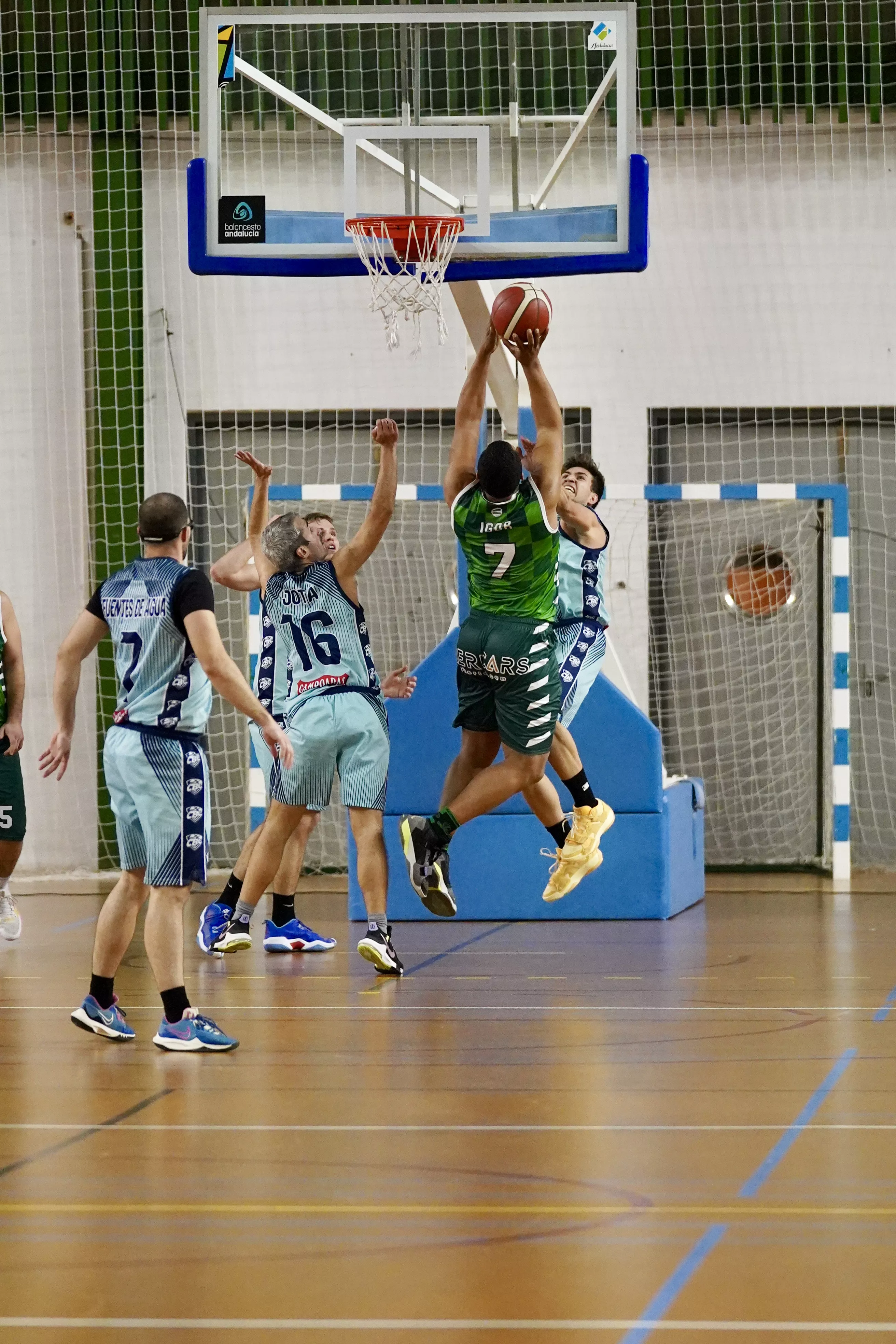 Partido Al-Yussana-CBL Baloncesto Lucena. Foto: Antonio Dávila