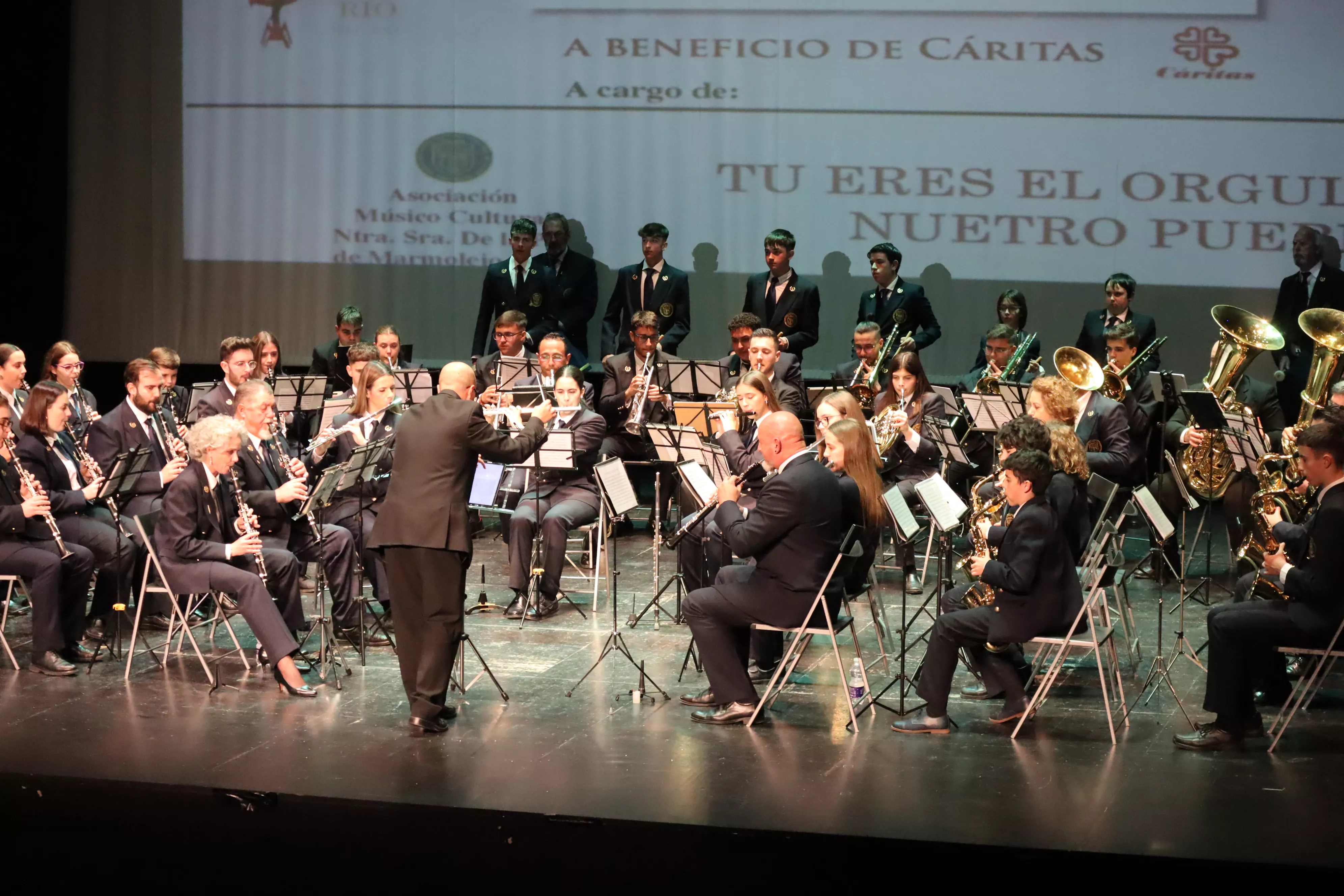 Concierto de Marchas Procesionales. Centenario de La Sangre. AMC Ntra. Sra. de la Paz, de Marmolejo