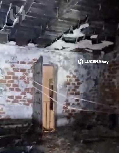 Estado en el que ha quedado una de las habitaciones Estado en el que ha quedado una de las habitaciones