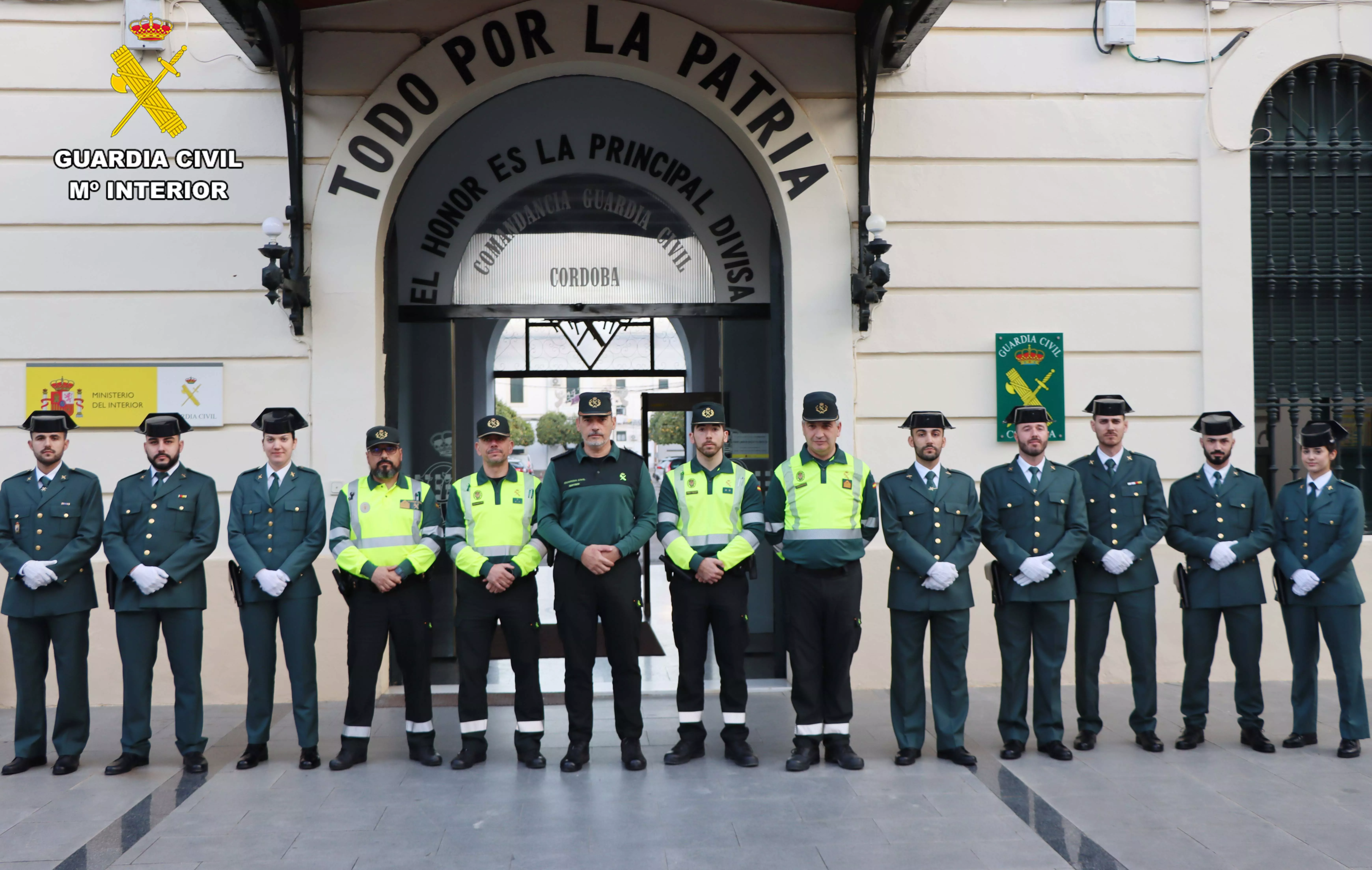 Presentación de los agentes de la Guardia Civil en prácticas que se incorporarán a varios destacamentos de la provincia