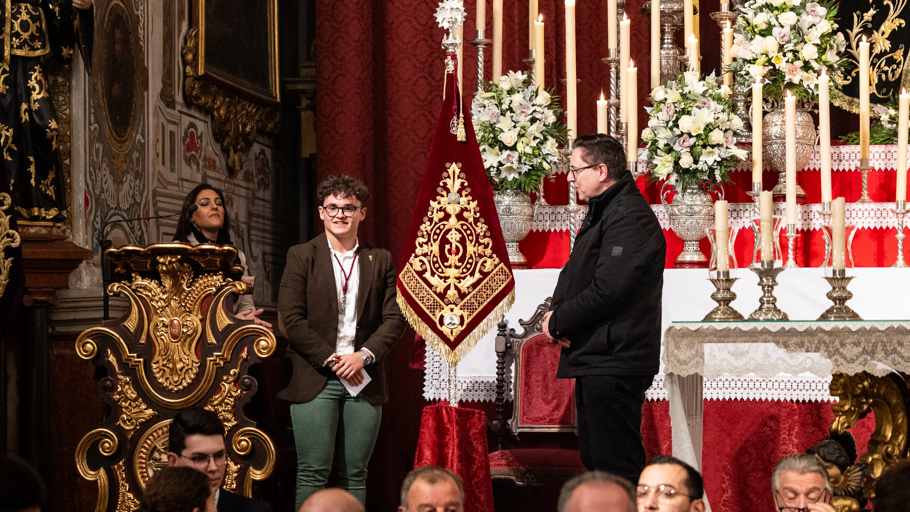 Centenario de la Sangre: Presentación banderín Vocalía de Juventud y marcha procesional