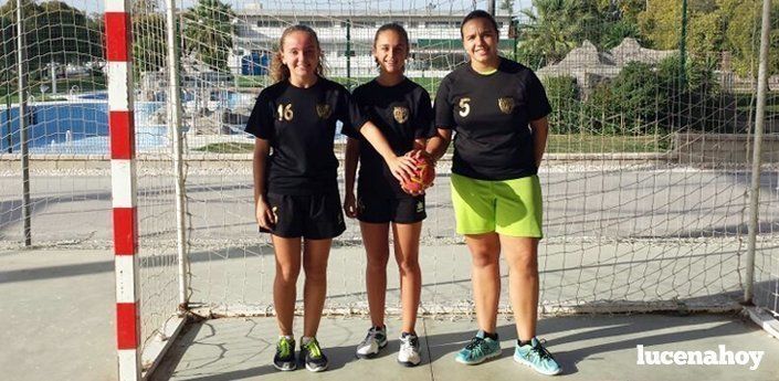  Alba Camacho, Carmen Aguilera y Miriam Egea, del BM Lucena, citadas por la selección cordobesa 