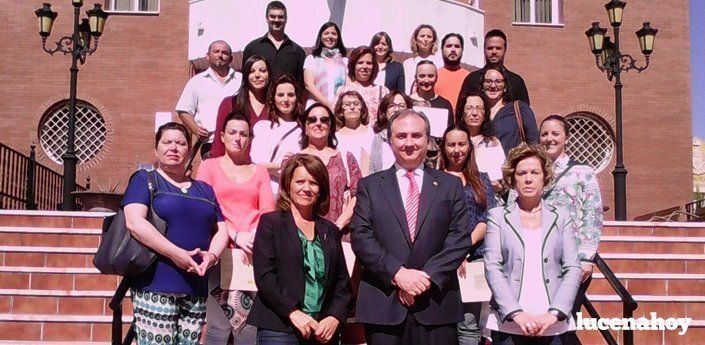  La delegada de Educación clausura el Taller de Empleo de Encinas Reales 