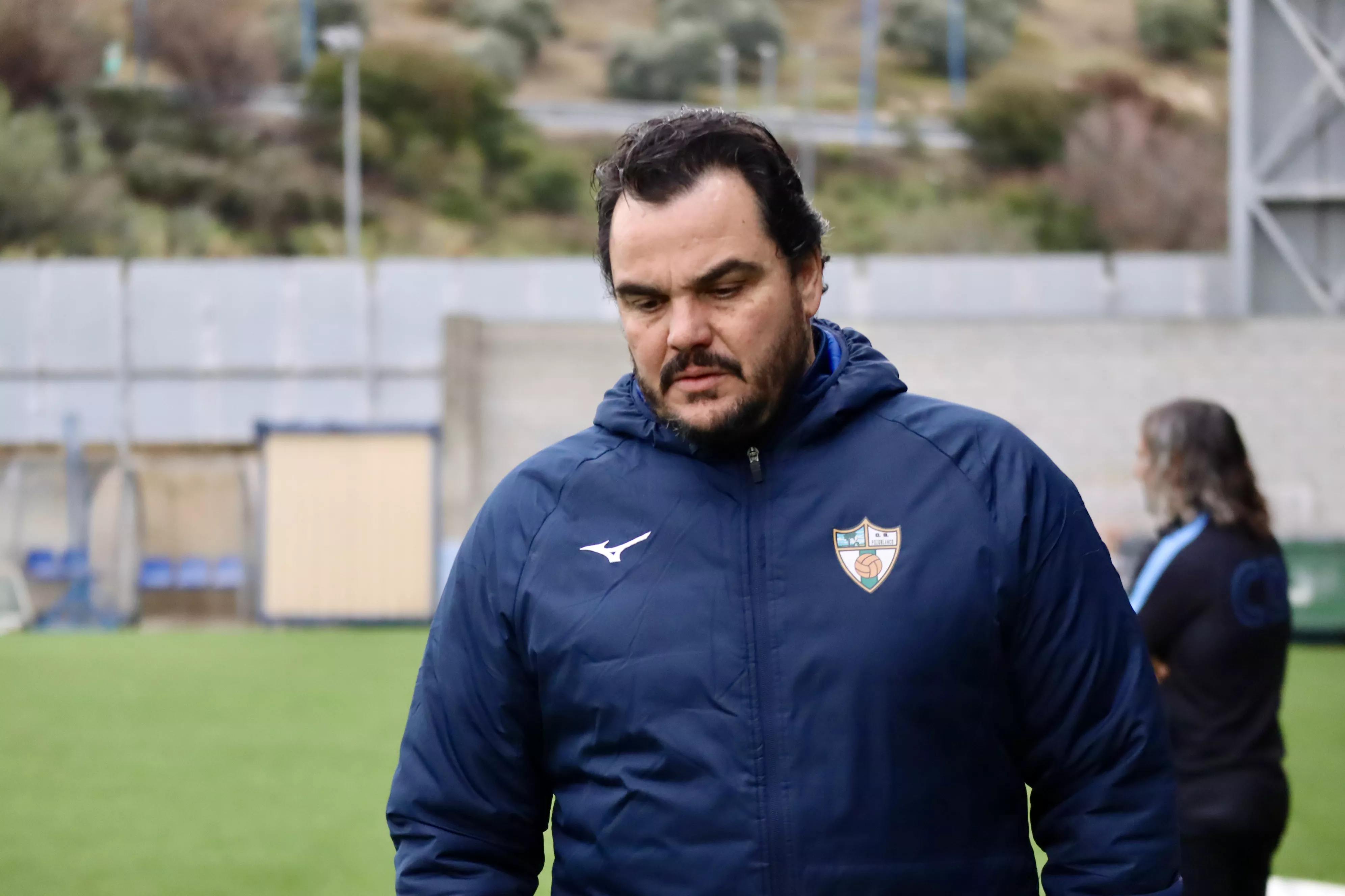 Antonio Jesús Cobos en el partido del Pozoblanco en Lucena la pasada temporada