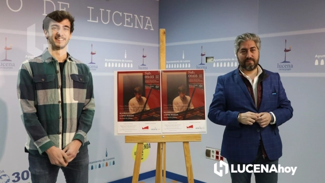 Rodrigo López y Francisco Barbancho presentan el recital de piano del 9 de marzo en el auditorio Rodrigo López y Francisco Barbancho presentan el recital de piano del 9 de marzo en el auditorio