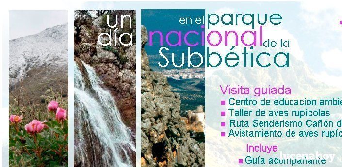  Medio Ambiente propone pasar el sábado día 1 en el Parque Natural de la Subbética 