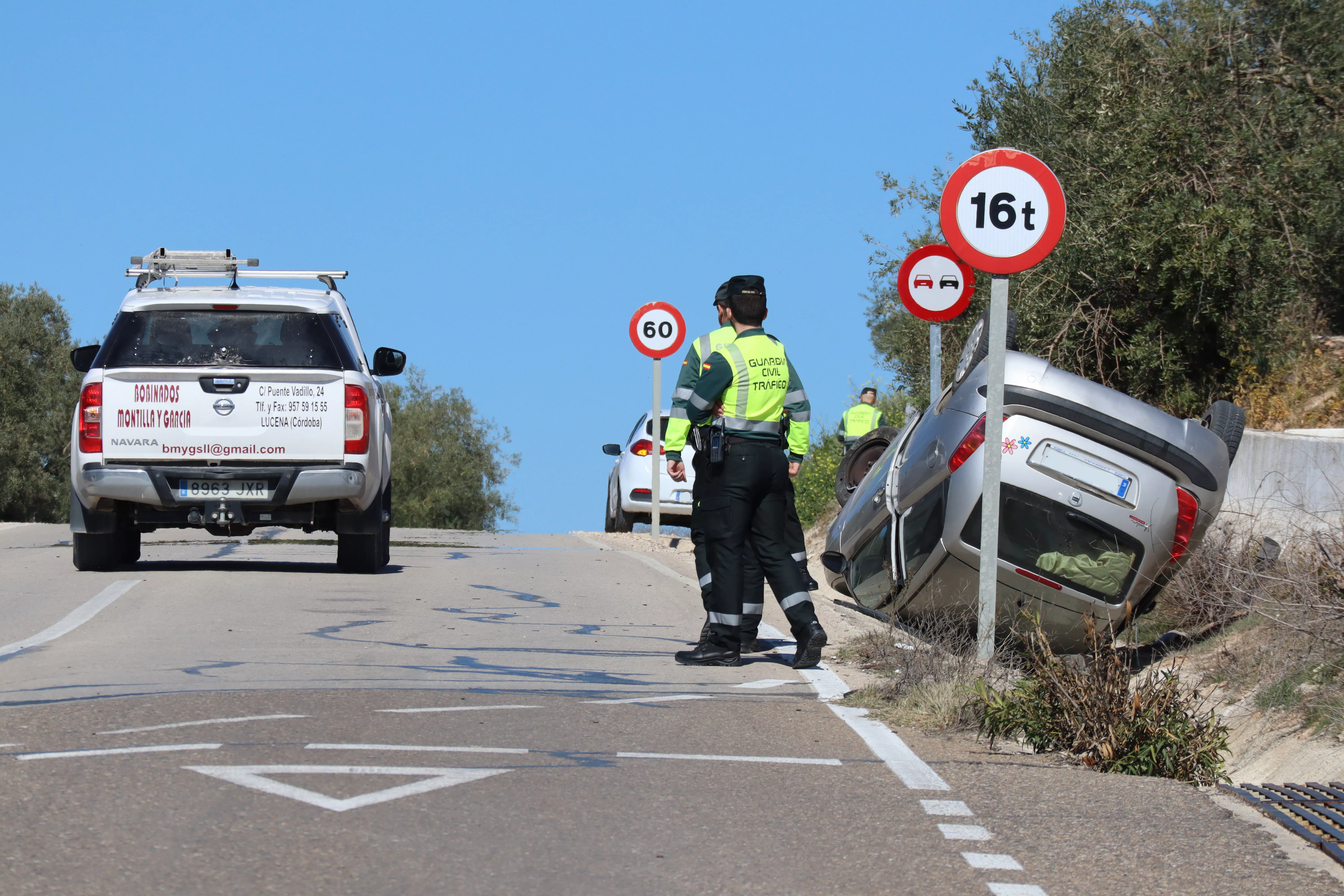 Accidente carretera del Calvario