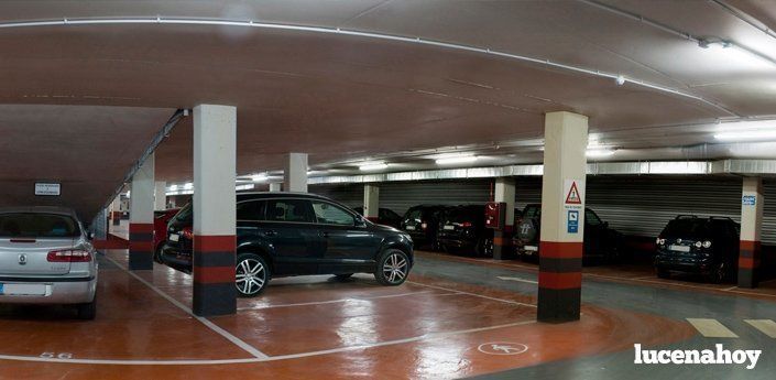 Un imagen del aparcamiento de la Plaza Nueva