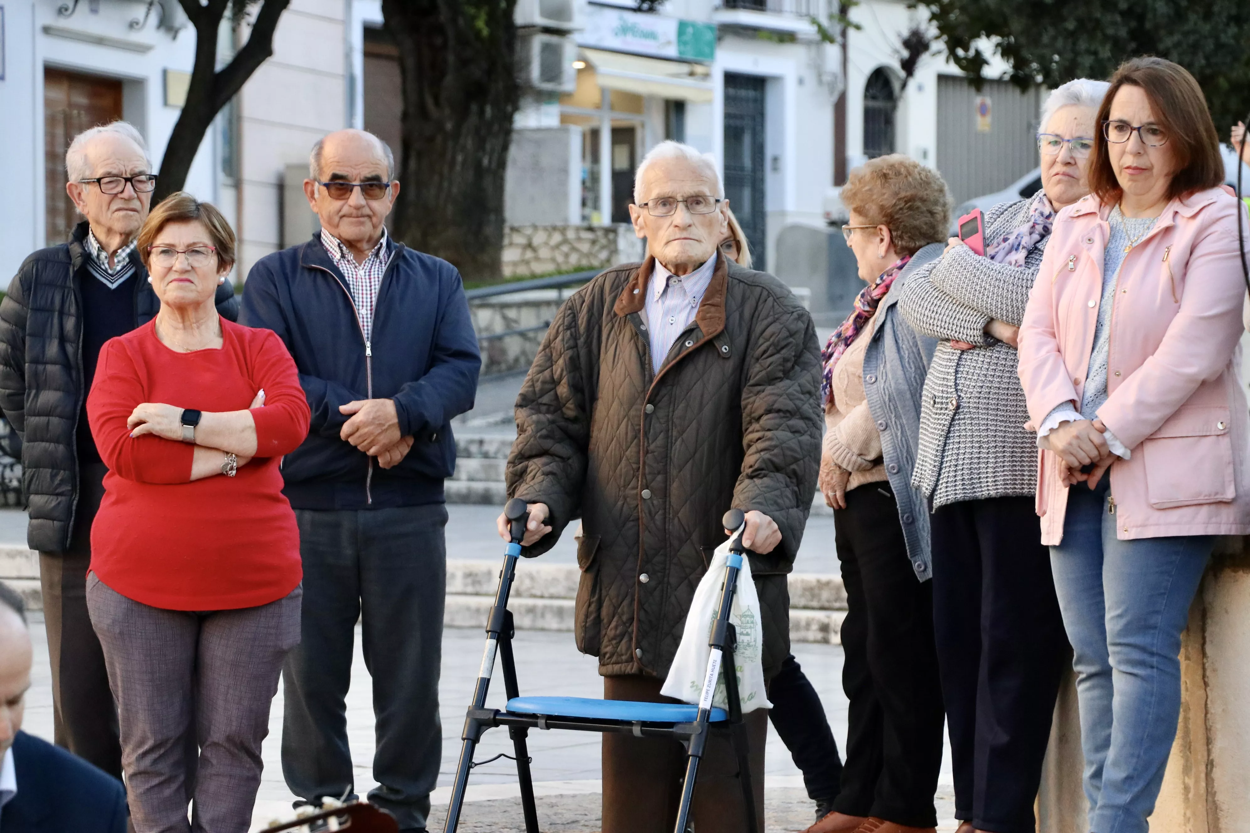 Inauguración de la escultura a Paco de Lucena