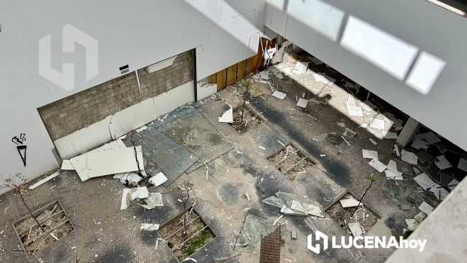 Destrozos en el Centro de Formación en Energías Renovables