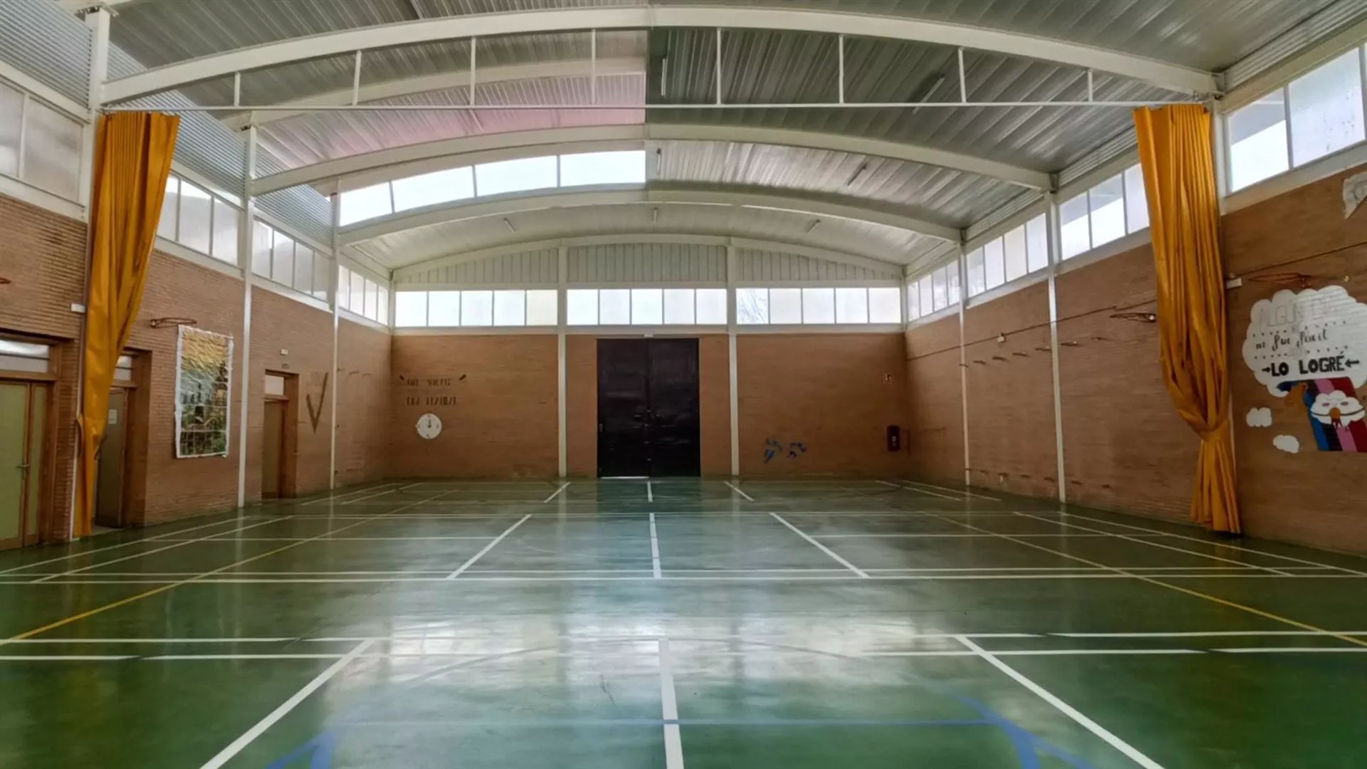 Gimnasio del Instituto de Educación Secundaria Don Diego de Bernuy, en Benamejí.