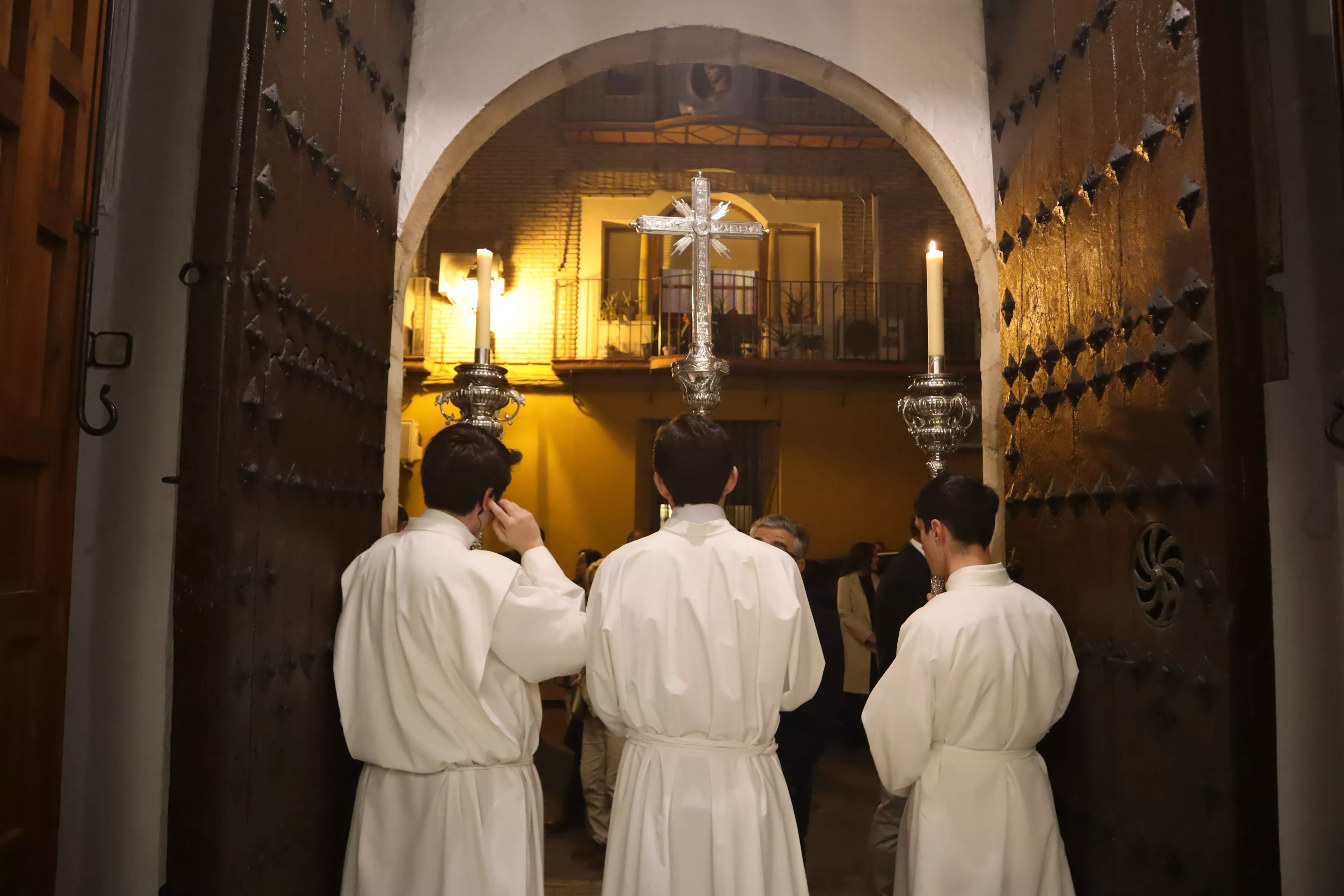 Apertura de la Puerta Santa con motivo del Centenario Fundacional de la Cofradía de la Sangre