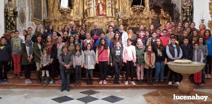  El obispo inicia su visita pastoral en Lucena. Hoy ha visitado el ayuntamiento (fotos) 