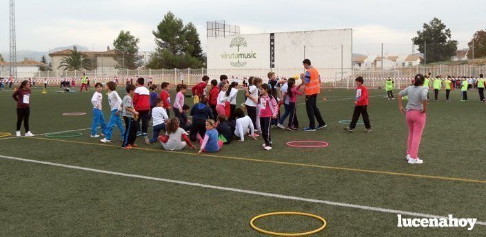  Medio millar de escolares practican deporte en el PDM para celebrar el Día Universal del Niño (fotos) 