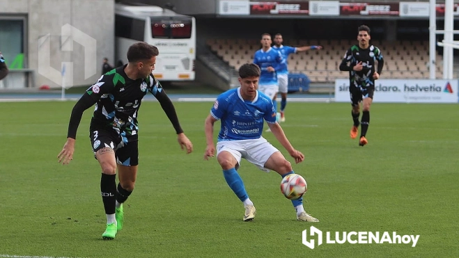 Un lance del partido entre Xerez DCF y Ciudad de Lucena