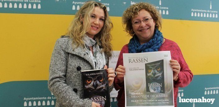  La escritora local Yolanda Navas presenta en Lucena su primera novela: 'Rassen' 