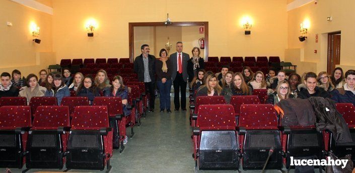  Alumnos del instituto Jean Jaures de la ciudad francesa de Reims visitan Lucena 