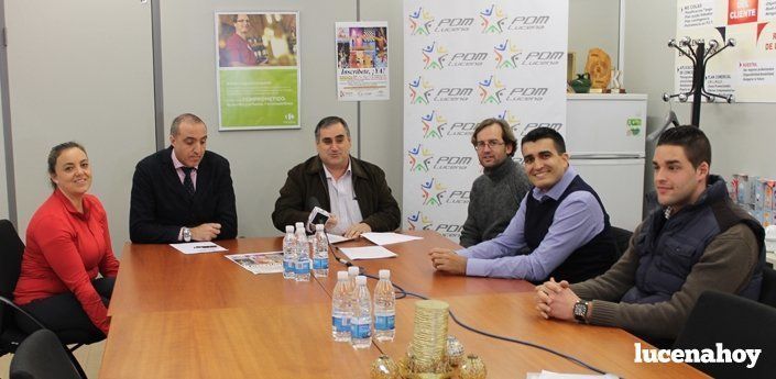  El PDM firma un acuerdo de colaboración con cinco empresas para promocionar los Juegos Municipales 