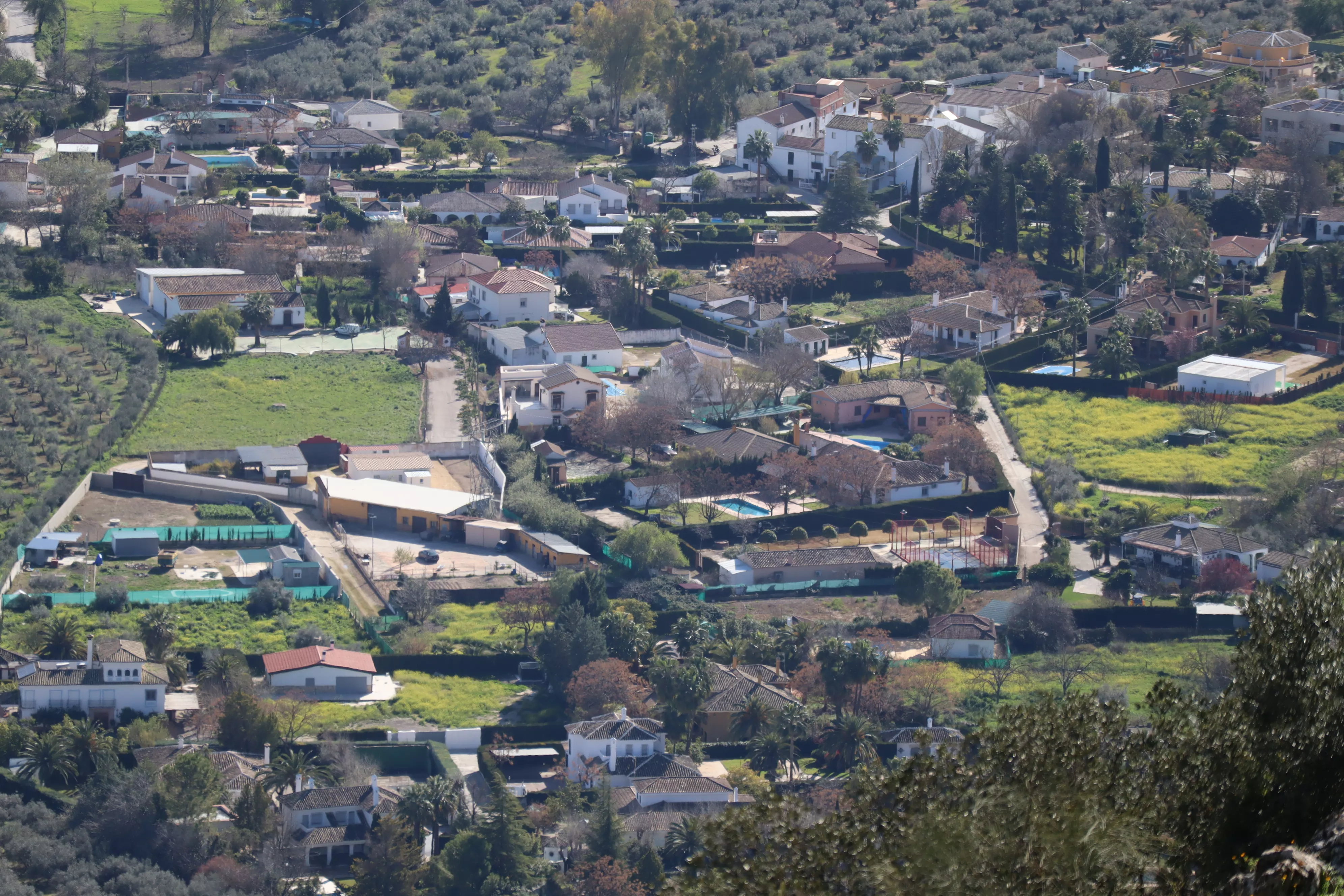 Vista de Campo de Aras desde la sierra