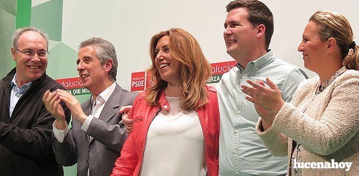  Susana Díaz abre la campaña electoral en Lucena llenando el auditorio (fotos) 