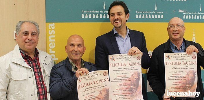  La Peña Taurina de Lucena organiza una tertulia sobre el mundo del toro con destacados especialistas 