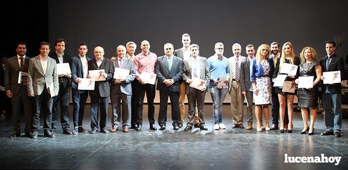  Imagen de los galardonados en la pasada edición de la Gala del Deporte 