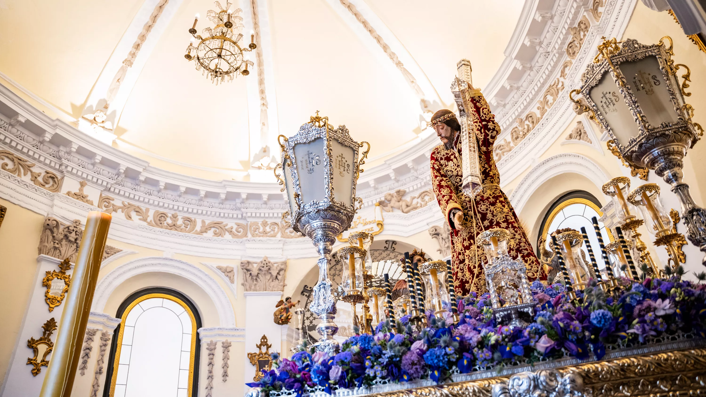 Ntro. Padre Jesús Nazareno preparado para su salida