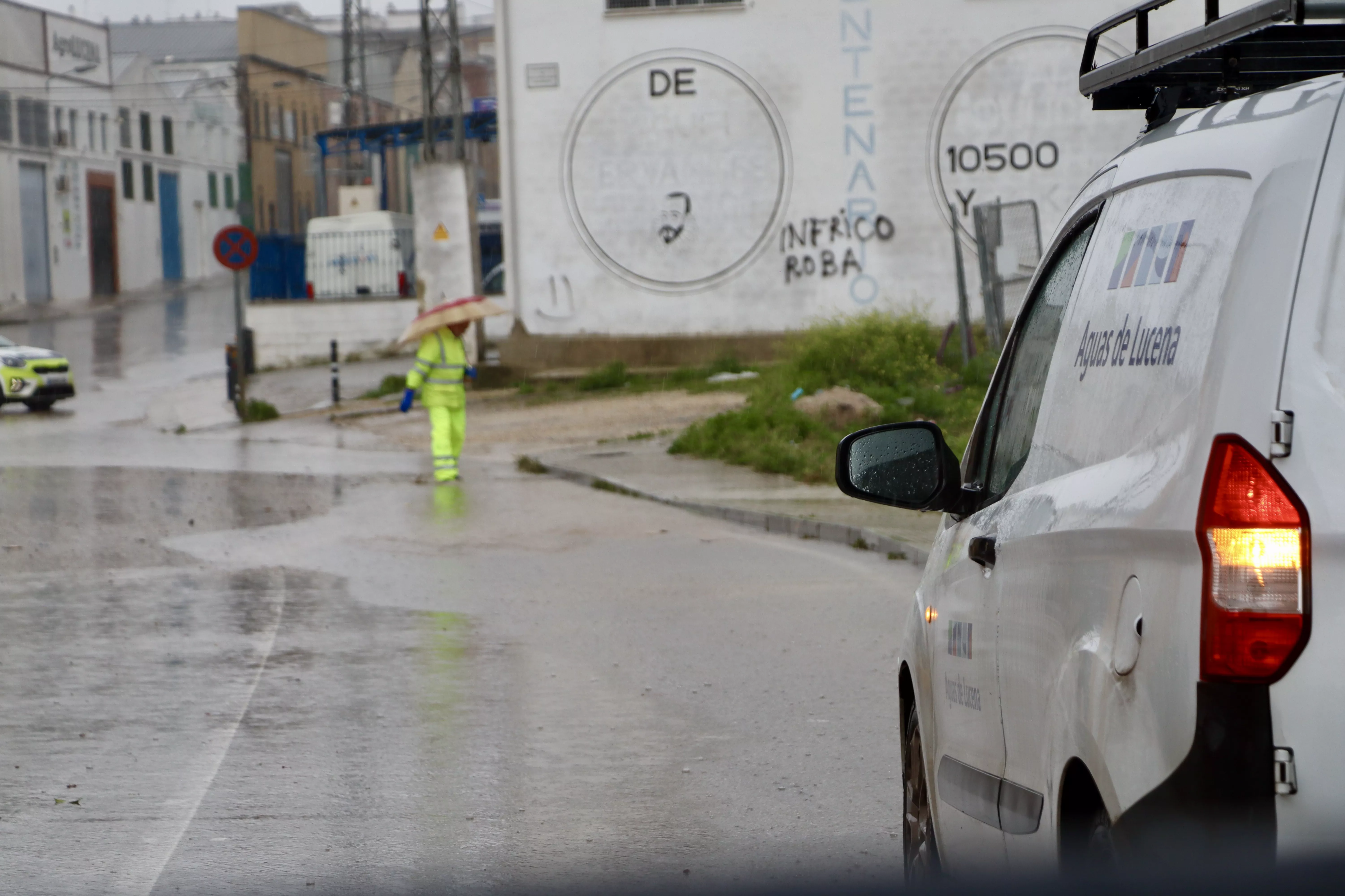 La tormenta deja problemas en distintos puntos de Lucena