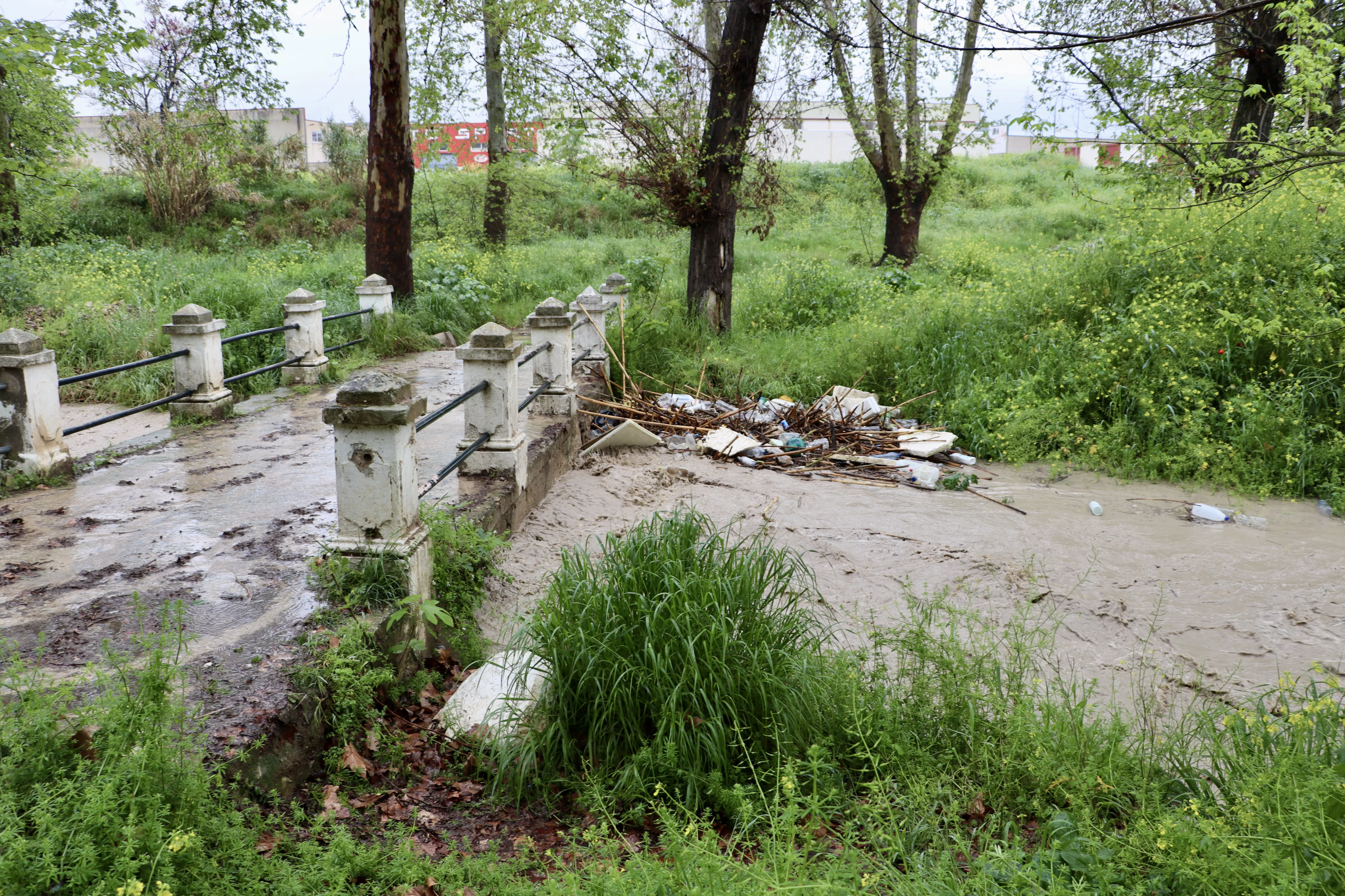 La tormenta deja problemas en distintos puntos de Lucena